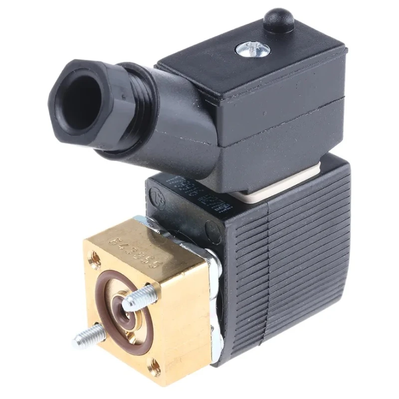 Burkert Brass 2 Port Normally Closed Solenoid Valve 24V DC, 1.2mm Orifice, 12 bar Max Pressure 134115