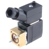 Burkert Brass 2 Port Normally Closed Solenoid Valve 24V DC, 1.2mm Orifice, 12 bar Max Pressure 134115