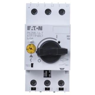 Eaton Motor Protection Circuit Breaker 1A to 1.6A 690V AC 3 Poles Current Transformer Sensing PKZM 0 088912 PKZM0-1,6-T