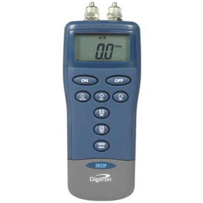 Digitron 2000P Differential Digital Pressure Meter With 2 Pressure Ports Max 2 bar 2022P7-2BAR