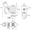 Burkert Solenoid Valve 2 Port Normally Closed Brass Body 230V AC 1.2mm Orifice 6011 Series 134087
