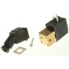Burkert Brass Body 3-Port Normally Closed Solenoid Valve 24V DC, M5 Thread 134143