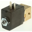 Burkert Brass Body 3-Port Normally Closed Solenoid Valve 24V DC, M5 Thread 134143