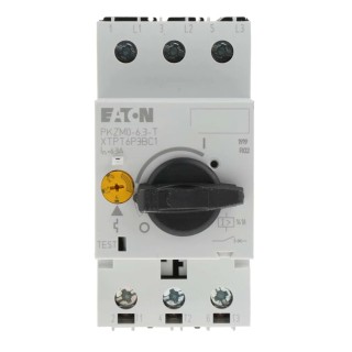Eaton Motor Protection Circuit Breaker PKZM0-6,3-T 4A, 6.3A Current Rating, 690V AC, IP20, -25°C to 55°C 088915 PKZM0-6,3-T