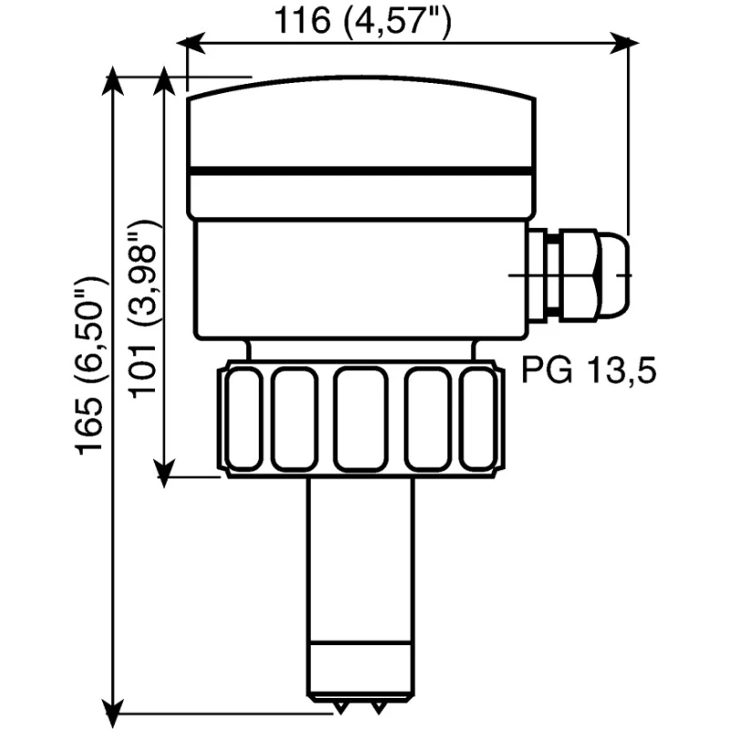 Burkert 8045 Series Digital Flow Meter G 2 In, Polyphthalamide Body, 60°C Max Operating Temp, Model 426506