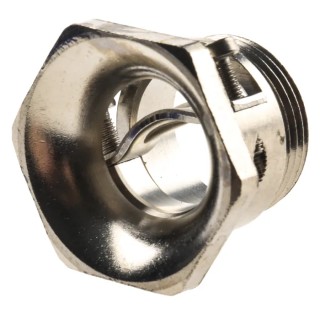 HARTING Cable Gland PG16, Metal, Grey, 2 Contacts, HAN Series, Thread Size M3, Heavy Duty Power Connector 09000005103