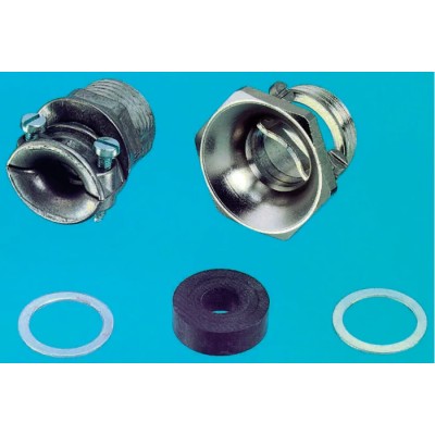 HARTING Cable Gland Accessory RS-K10D Series Thread Size M3 Grey Metal 2 Way 09000005102