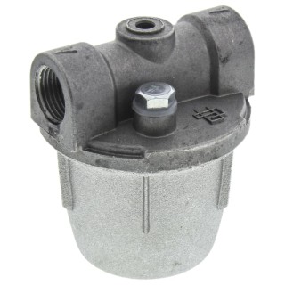 RS PRO Aluminium Heating Oil Filter, 3/8 in BSPP Connection, 100 Micron, 2 Bar Pressure, 61 x 61 x 75 mm, Model 313-7060