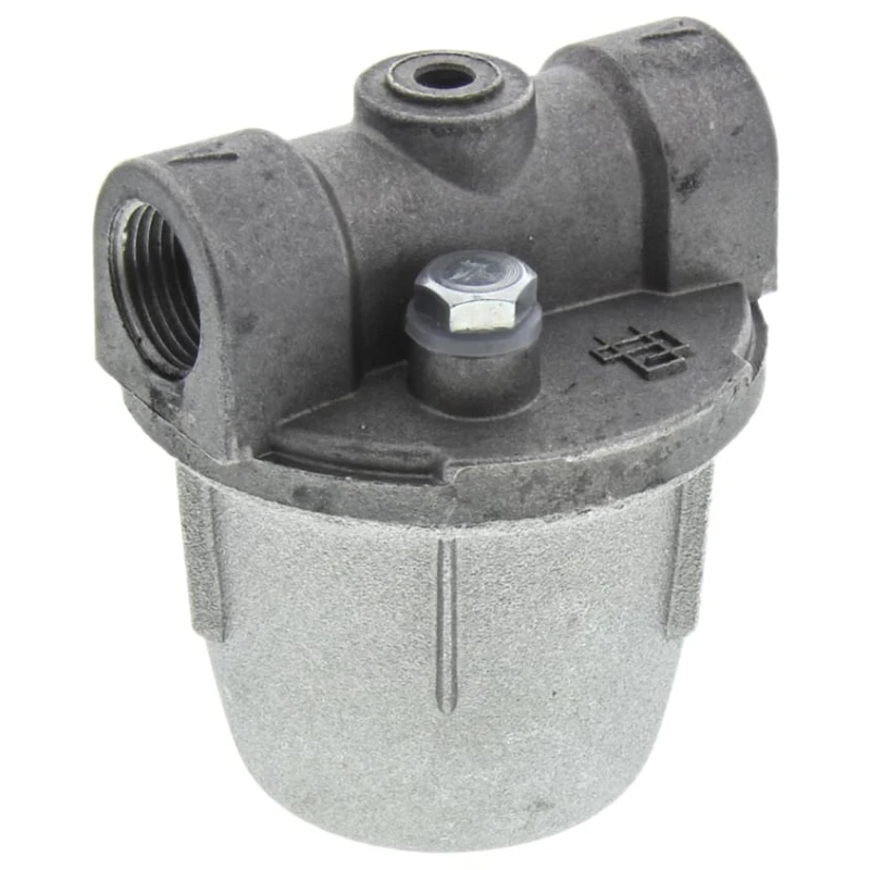 RS PRO Aluminium Heating Oil Filter, 3/8 in BSPP Connection, 100 Micron, 2 Bar Pressure, 61 x 61 x 75 mm, Model 313-7060