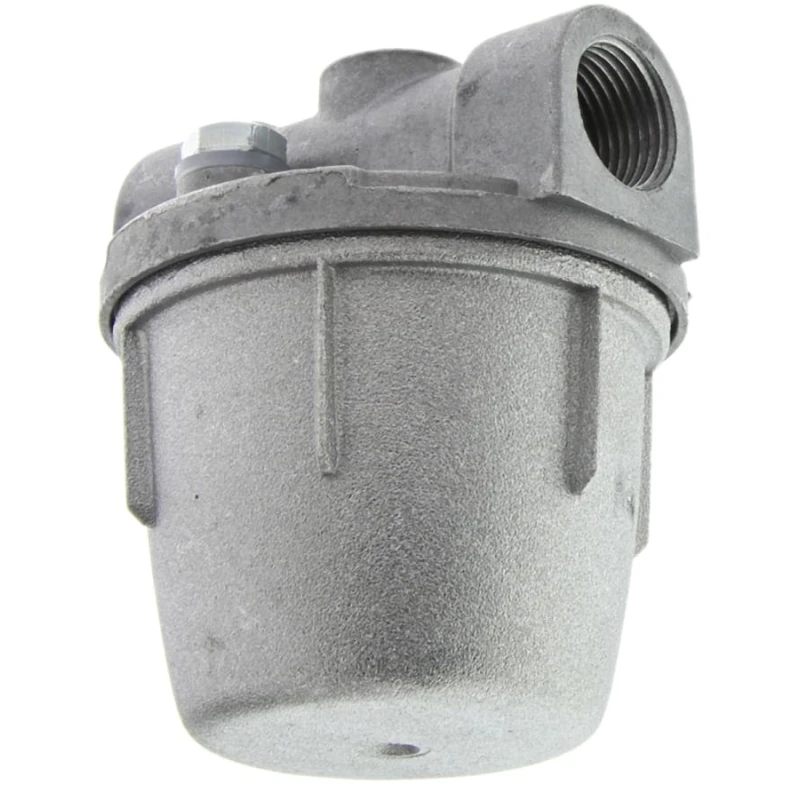 RS PRO Aluminium Heating Oil Filter, 3/8 in BSPP Connection, 100 Micron, 2 Bar Pressure, 61 x 61 x 75 mm, Model 313-7060