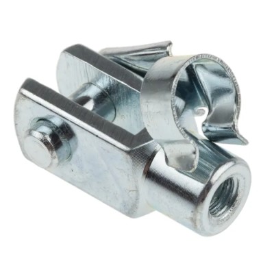 RS PRO Steel Clevis M5 x 0.8 Rod Thread, Ball Diameter 5 mm, Overall Length 26 mm, Width 10 mm 312-0258