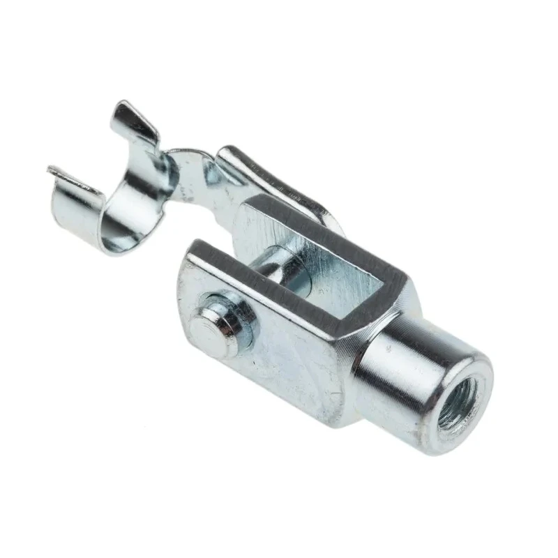 RS PRO Steel Clevis M5 x 0.8 Rod Thread, Ball Diameter 5 mm, Overall Length 26 mm, Width 10 mm 312-0258