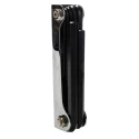 NEUTRAL 7 Piece Folding Metric Hex Key Set, Hex Sizes 2.5 mm to 10 mm, Chrome Vanadium Steel Blackened Finish 314-2977