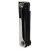 NEUTRAL 7 Piece Folding Metric Hex Key Set, Hex Sizes 2.5 mm to 10 mm, Chrome Vanadium Steel Blackened Finish 314-2977
