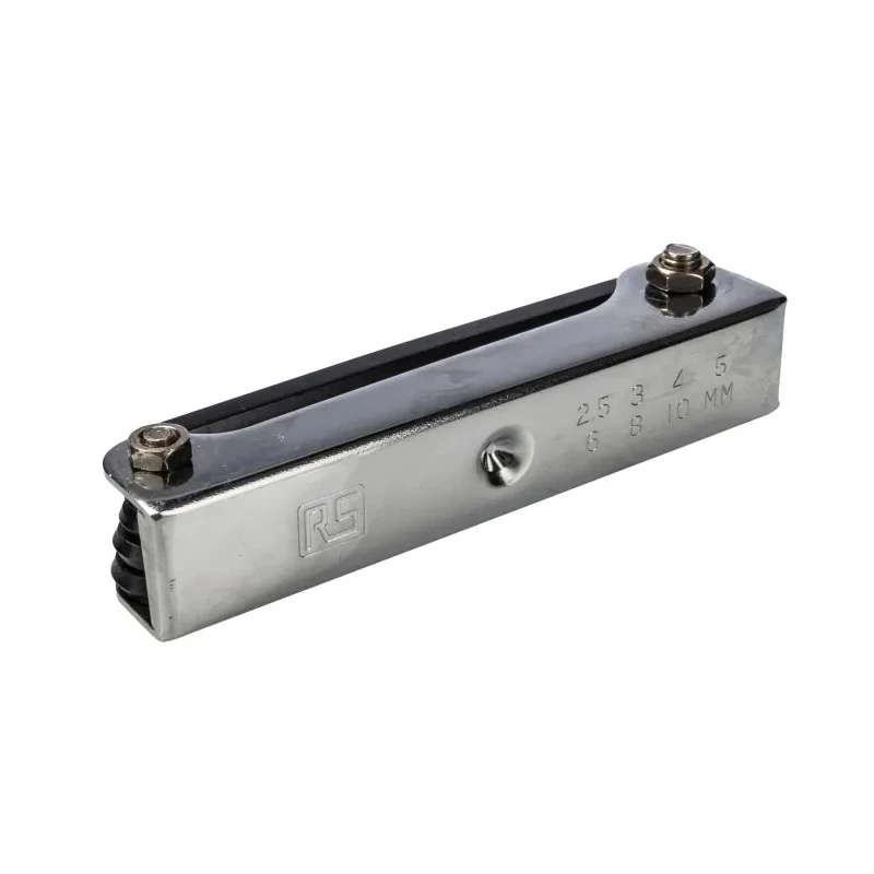 NEUTRAL 7 Piece Folding Metric Hex Key Set, Hex Sizes 2.5 mm to 10 mm, Chrome Vanadium Steel Blackened Finish 314-2977