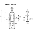Norgren Pneumatic Manual Control Valve 10 bar Die Cast Zinc Body, G 1/8 Port, 3/2 Function S/666/14
