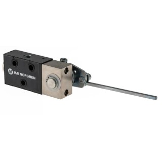 Norgren Rod Lever Pneumatic Manual Control Valve S666 Series G 1/8 Port Size 3/2 Function 10 bar Pressure S/666/106