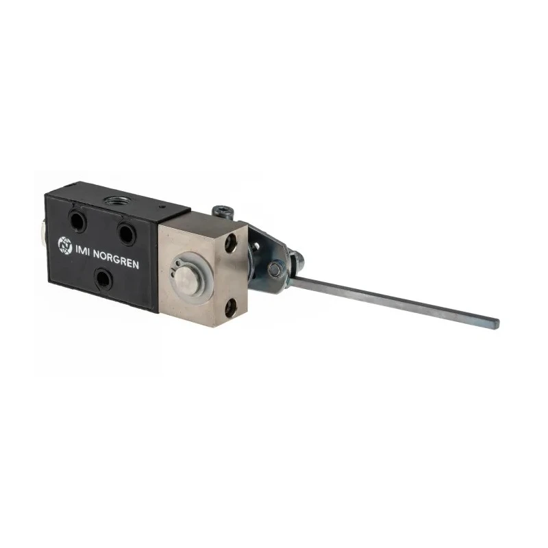 Norgren Rod Lever Pneumatic Manual Control Valve S666 Series G 1/8 Port Size 3/2 Function 10 bar Pressure S/666/106