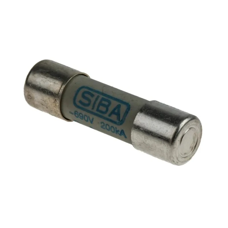 SIBA 6A Ceramic Cartridge Fuse 10 x 38 mm Fast Acting 700V AC URZ Series 50-179-06/6A