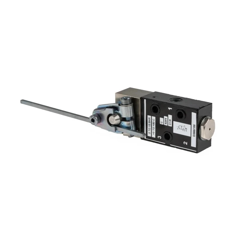 Norgren Rod Lever Pneumatic Manual Control Valve S666 Series G 1/8 Port Size 3/2 Function 10 bar Pressure S/666/106