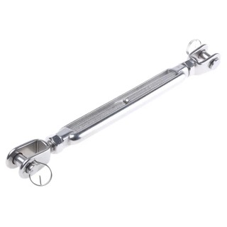 RS PRO Stainless Steel Jaw to Jaw Rigging Screw M12 Thread Electro Polished Finish 245mm-360mm 620g 312-3601