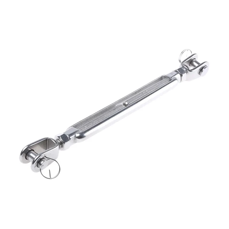 RS PRO Stainless Steel Jaw to Jaw Rigging Screw M12 Thread Electro Polished Finish 245mm-360mm 620g 312-3601