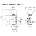 Norgren Push Button Pneumatic Manual Control Valve G 1/8, Die Cast Zinc Body, 10 Bar Pressure, Red Button PS/666/1/R