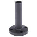 Werma KombiSIGN 70 Series Mounting Base with Tube, 70mm Base Diameter, 110mm Height, Black Housing 975.840.10