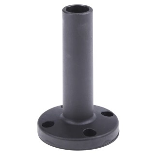 Werma KombiSIGN 70 Series Mounting Base with Tube, 70mm Base Diameter, 110mm Height, Black Housing 975.840.10