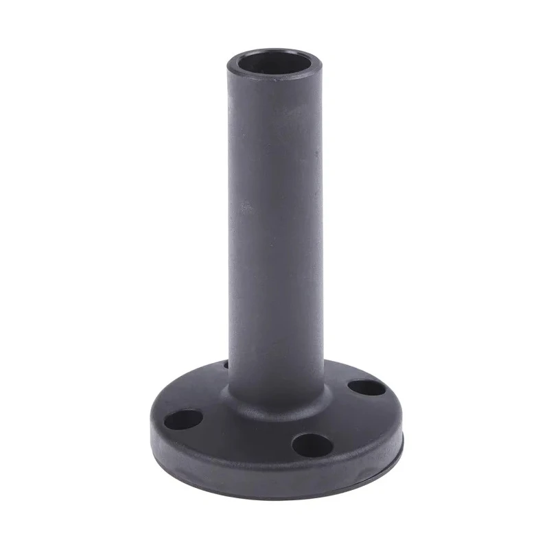 Werma KombiSIGN 70 Series Mounting Base with Tube, 70mm Base Diameter, 110mm Height, Black Housing 975.840.10