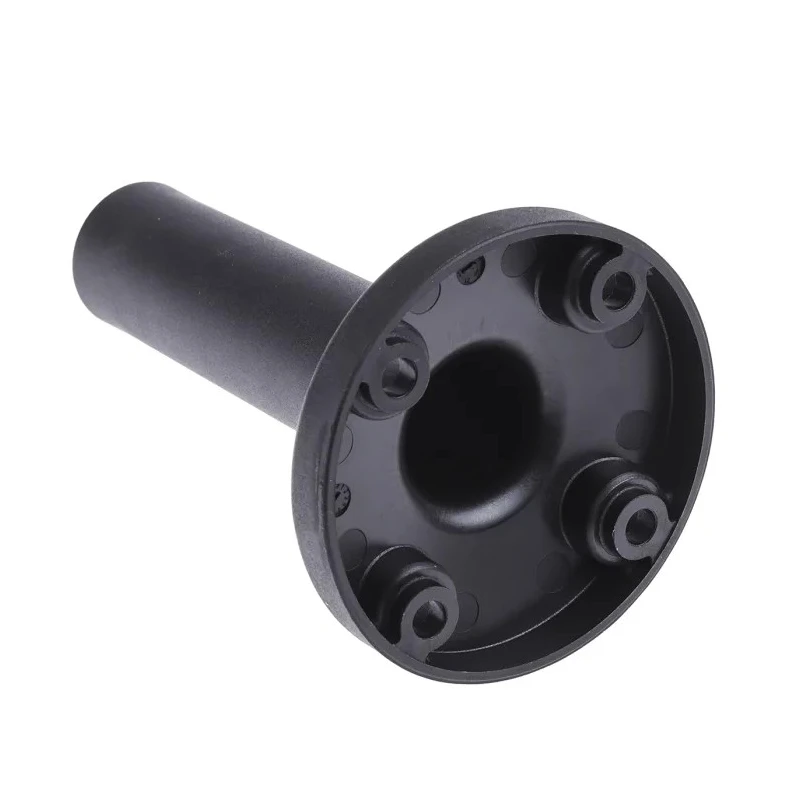 Werma KombiSIGN 70 Series Mounting Base with Tube, 70mm Base Diameter, 110mm Height, Black Housing 975.840.10