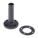 Werma KombiSIGN 70 Series Mounting Base with Tube, 70mm Base Diameter, 110mm Height, Black Housing 975.840.10