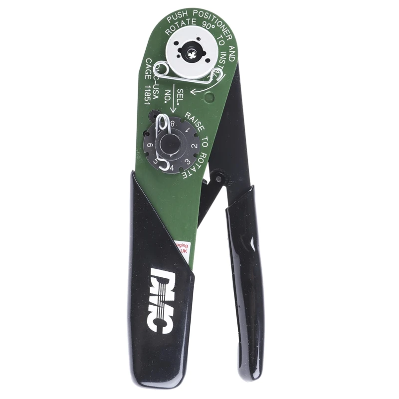 Daniels Manufacturing Crimp Tool Frame with 8-Step Selector for Crimp Contact, 190.5mm Length MH860