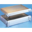 METCASE 2U 19 in Rack Mount Case Aluminium Light Grey External Dimensions 482.6x88x267.5 mm M5920025