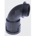 PMA Cable Conduit Fitting Black Polyamide 6, 29 mm Nominal Size, PG29 Thread IP66 Rated BVBD-P299GT