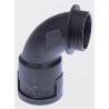 PMA Cable Conduit Fitting Black Polyamide 6, 29 mm Nominal Size, PG29 Thread IP66 Rated BVBD-P299GT