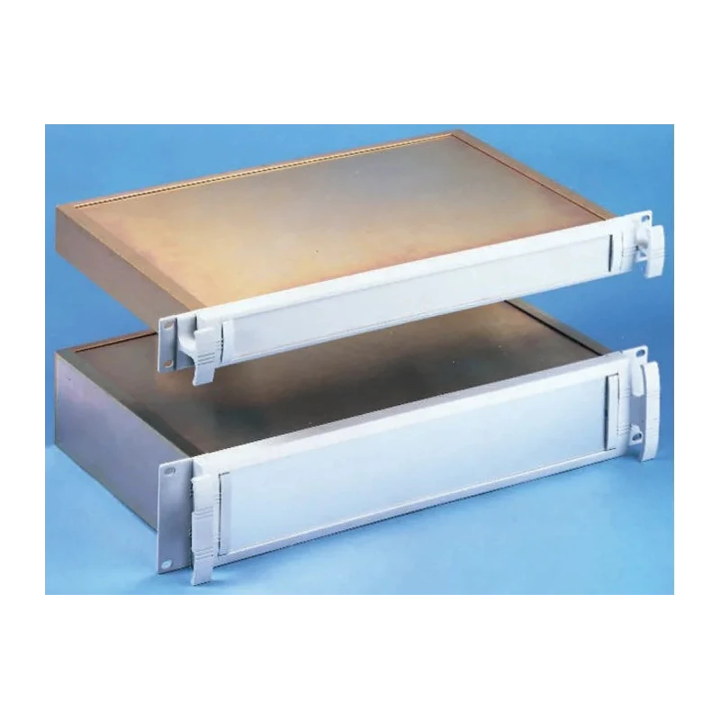METCASE 3 U 19 Inch Rack Mount Case Aluminium Grey External Dimensions 482.6 x 132.6 x 367.5 mm M5930035
