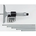 RS PRO 150 mm Imperial & Metric Depth Gauge Micrometre 150 mm Chrome Finish ±0.005 mm Accuracy 315-7834