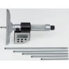 RS PRO 150 mm Imperial & Metric Depth Gauge Micrometre 150 mm Chrome Finish ±0.005 mm Accuracy 315-7834