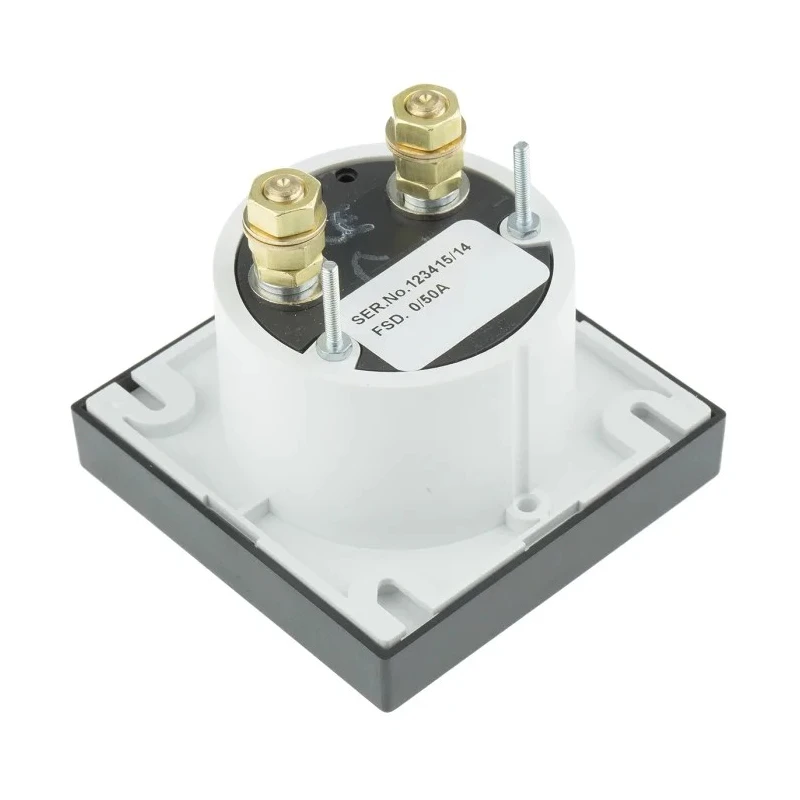 HOBUT Analogue Panel Ammeter DC 72 mm x 72 mm, Class 1.5 Moving Coil PD72MC