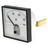 HOBUT Analogue Panel Ammeter AC/DC, Model , Flame Retardant Case, UL94V0, Horizontal Scale 75mV PD721MCS75MV/2-001 0/300A