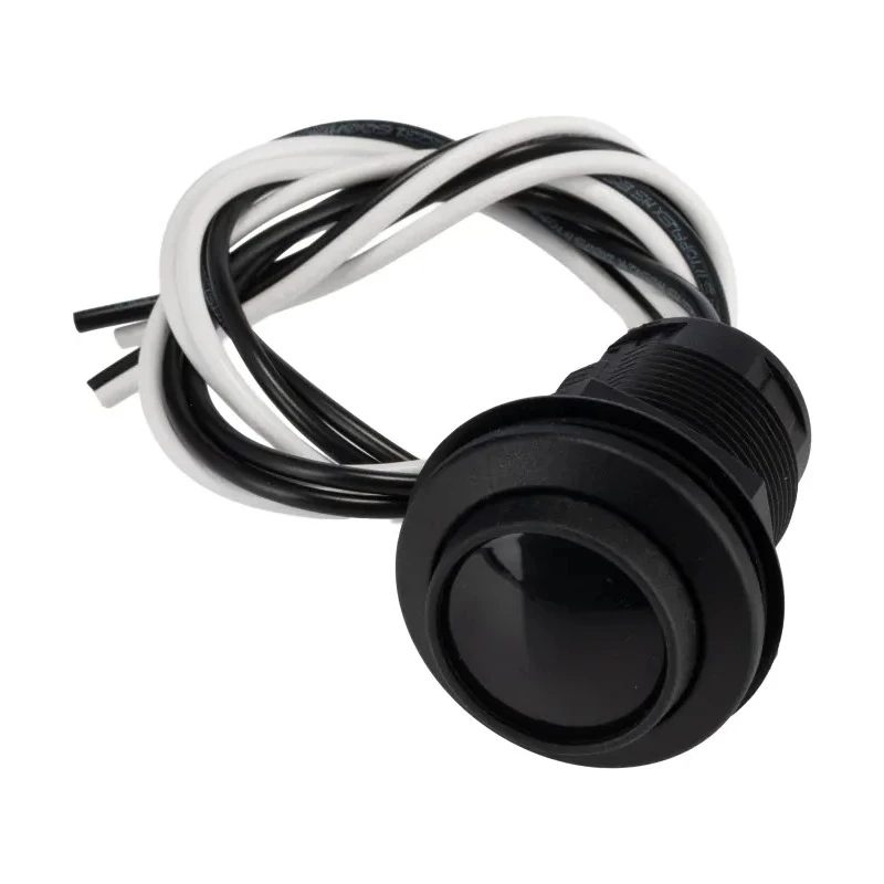 ITW Switches 49-76 Series Momentary Push Button Switch Panel Mount 30.5 mm Cutout SPST Clear LED IP67 250 V AC 49-769026