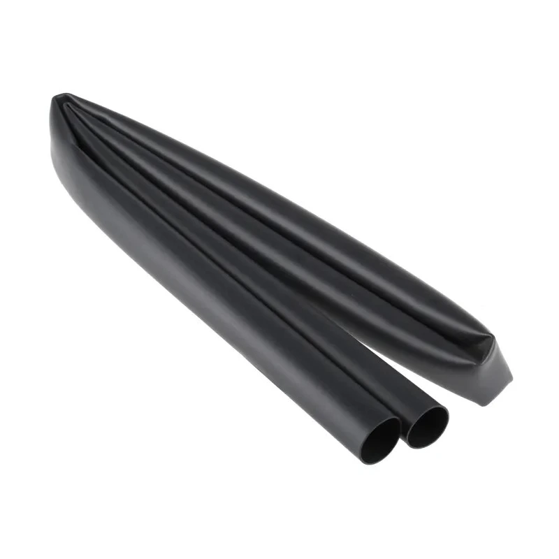 TE Connectivity Black Polyolefin Heat Shrink Tubing 19 mm Sleeve Diameter x 1.2m Length 3:1 Ratio ATUM-19/6-0