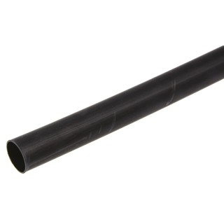 TE Connectivity Heat Shrink Tubing Black 12 mm Sleeve Diameter x 1.2 m Length 3:1 Shrink Ratio Polyolefin Flame ATUM-12/4-0