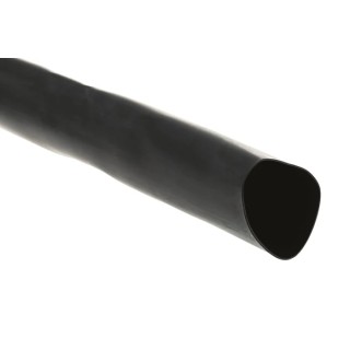 TE Connectivity Heat Shrink Tubing Black 40mm Sleeve Diameter x 1.2m Length Polyolefin Flame Retardant ATUM ATUM-40/13-0