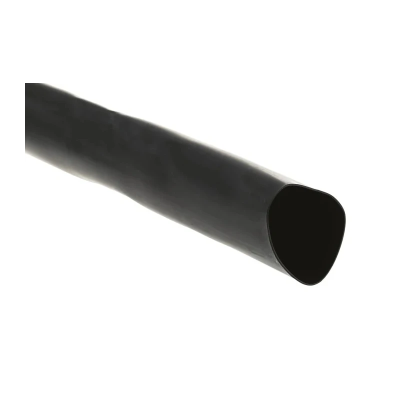 TE Connectivity Heat Shrink Tubing Black 40mm Sleeve Diameter x 1.2m Length Polyolefin Flame Retardant ATUM ATUM-40/13-0