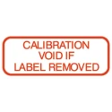 RS PRO Adhesive Pre-Printed Red Label Calibration Void If Label Removed, 40mm x 15mm, Pack of 140 316-4775