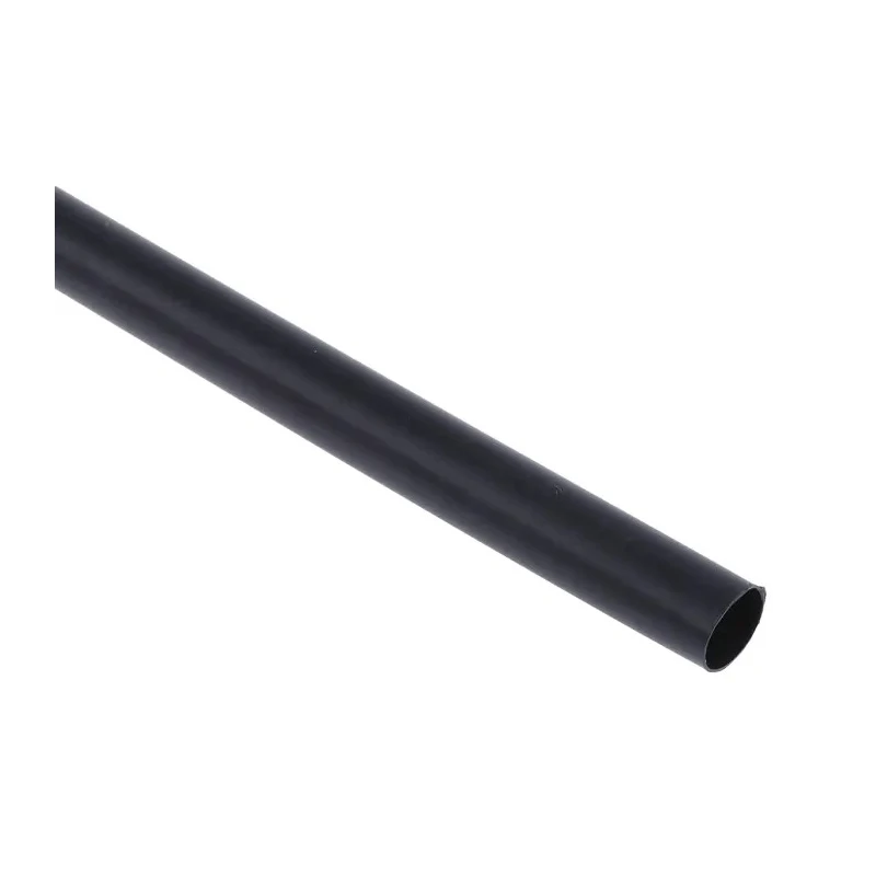 TE Connectivity Heat Shrink Tubing Black 8 mm Sleeve Diameter x 1.2m Length 4:1 Ratio Polyolefin Flame Retardant ATUM-8/2-0
