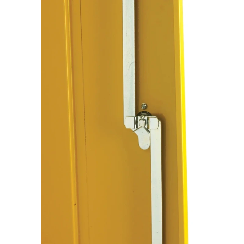 RS PRO Yellow Steel Lockable 2 Door Hazardous Substance Cabinet 712 mm x 915 mm x 459 mm 314-7641