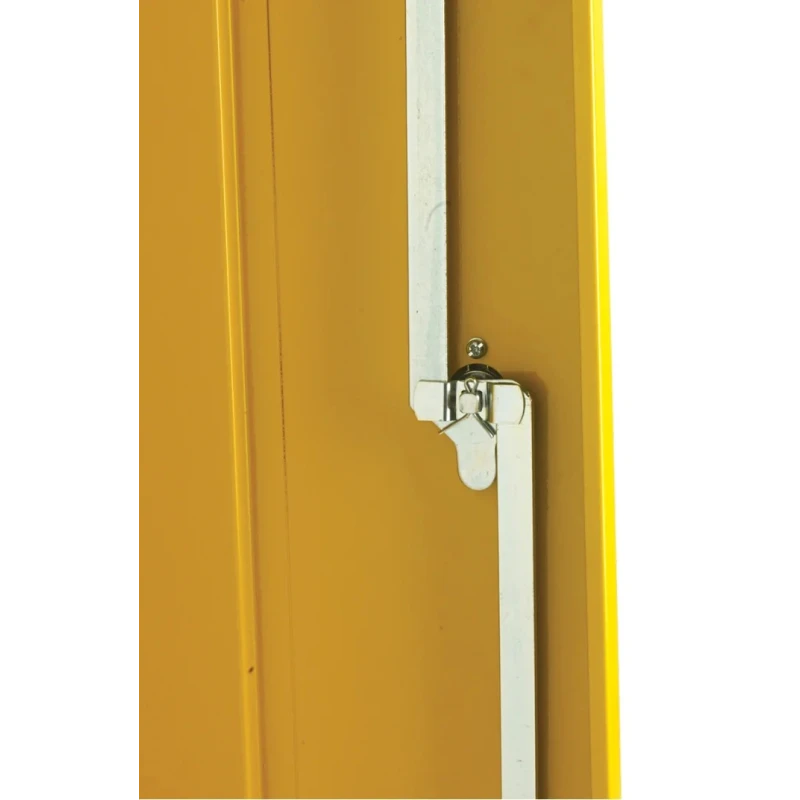 RS PRO Yellow Steel Lockable 2 Door Hazardous Substance Cabinet 915 mm x 915 mm x 459 mm 314-7657
